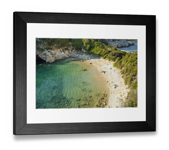 Framed Print : Porto Timoni beach