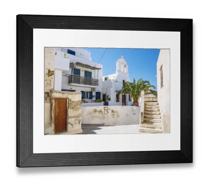 Framed Print : Orthodox church in Naxos town, Naxos, Greece Framed Print : Orthodox church in Naxos town, Naxos, Greece