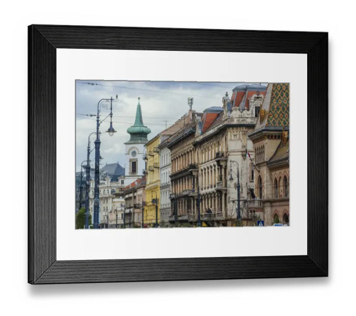 Framed Print : Architecture of Budapest, Hungary