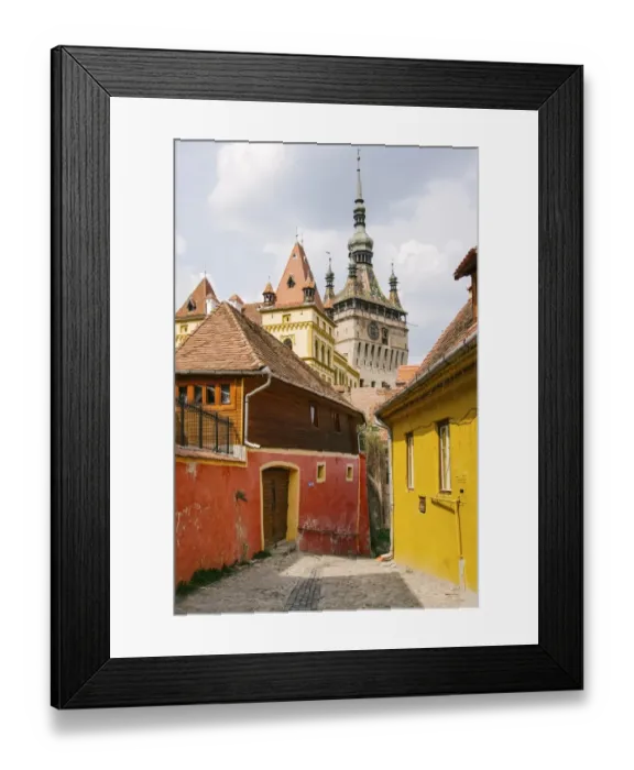 Framed Print : Sighisoara citadel, Transylvania, Romania Framed Print : Sighisoara citadel, Transylvania, Romania