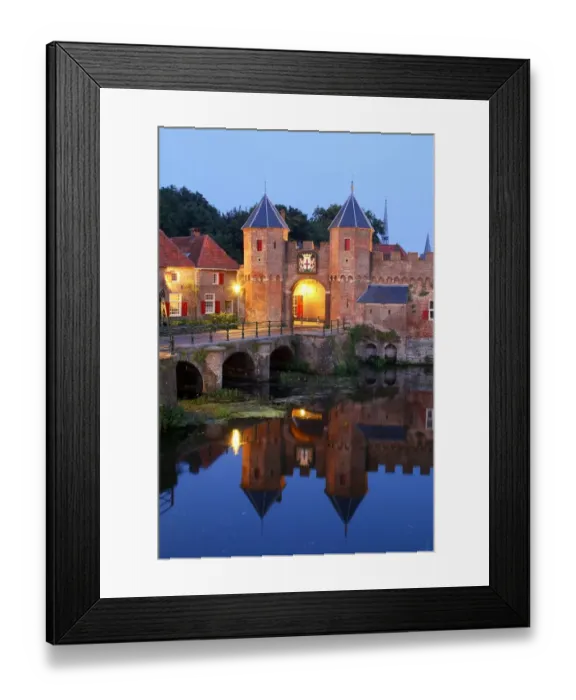 Framed Print : Medieval Koppelpoort gate in Amersfoort Framed Print : Medieval Koppelpoort gate in Amersfoort