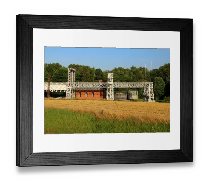 Framed Print : Boat-lift no. 1 on the Canal du Centre, Hainaut, Belgium (Unesco world heritage) Framed Print : Boat-lift no. 1 on the Canal du Centre, Hainaut, Belgium (Unesco world heritage)