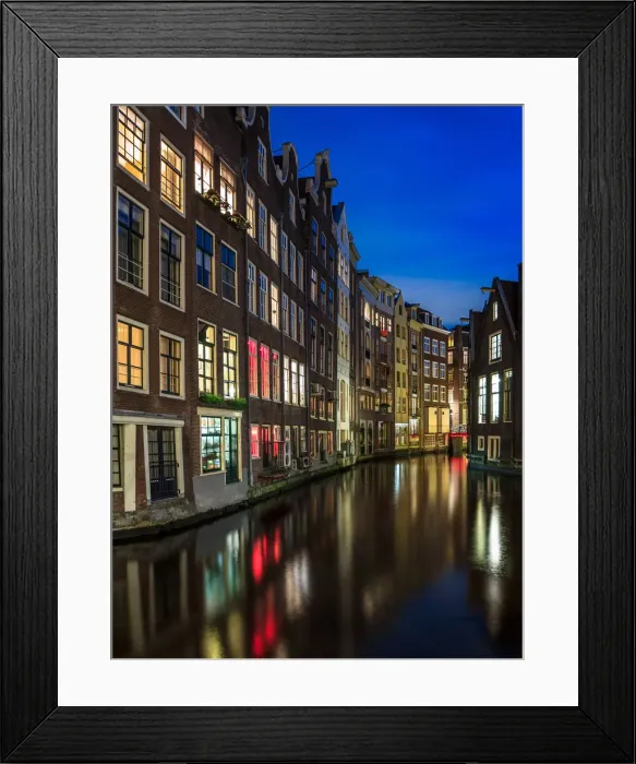 Framed Print : Lights of Amsterdam Framed Print : Lights of Amsterdam