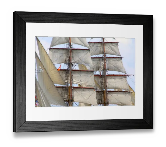 Framed Print : Rigging of a windjammer Framed Print : Rigging of a windjammer