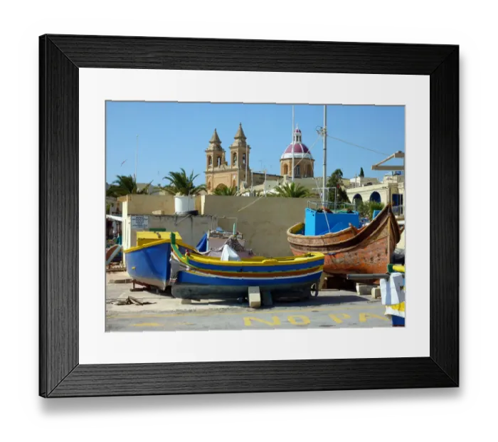 Framed Print : Marsaxlokk, Malta Framed Print : Marsaxlokk, Malta