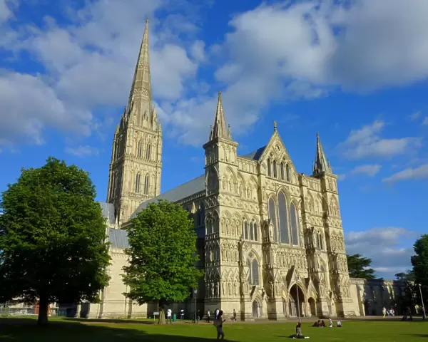 Salisbury cathedral, Wiltshire, England