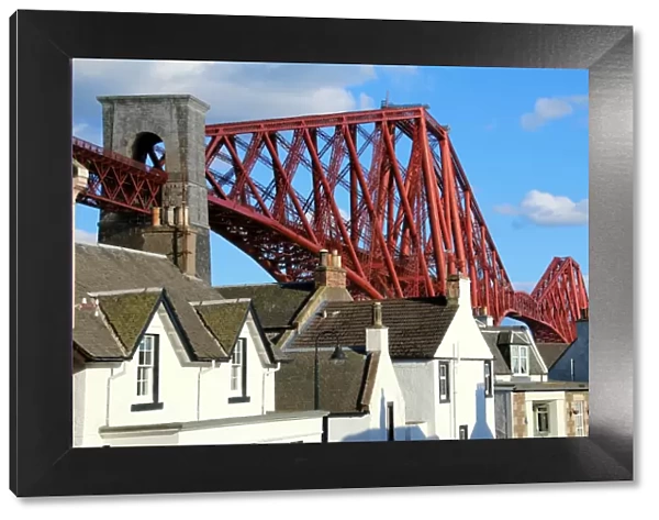 North Queensferry with the beautiful Forth bridge