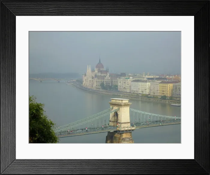 Framed Print : Landmarks of Budapest Framed Print : Landmarks of Budapest