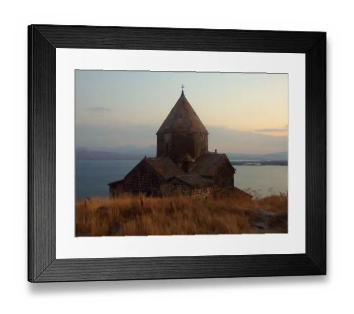 Framed Print : Sevanavank at Lake Sevan Framed Print : Sevanavank at Lake Sevan