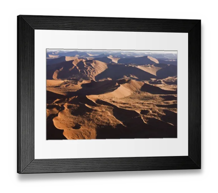Framed Print : Aerial View of the Namib Desert, Namibia Framed Print : Aerial View of the Namib Desert, Namibia