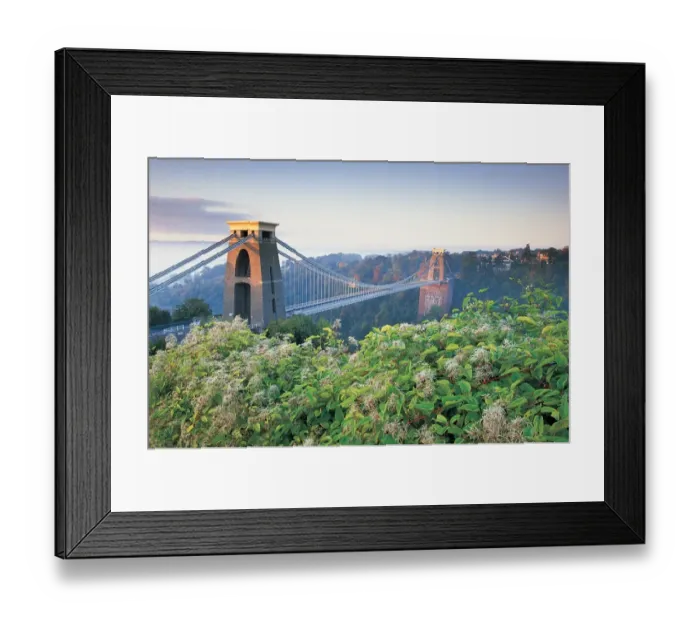 Framed Print : Clifton Suspension Bridge, Bristol, England, UK Framed Print : Clifton Suspension Bridge, Bristol, England, UK
