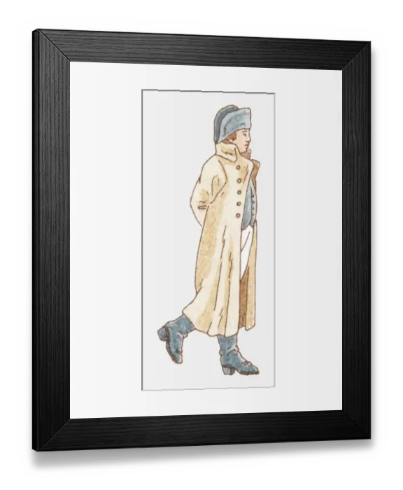 Framed Print : Illustration of Napoleon Bonaparte wearing bicorne (bicorn) hat Framed Print : Illustration of Napoleon Bonaparte wearing bicorne (bicorn) hat
