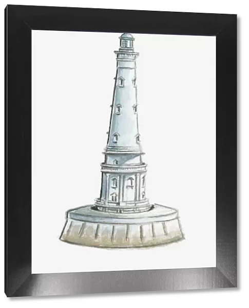 Illustration of lighthouse Phare de Cordouan, Le Verdon-sur-Mer, Gironde, France