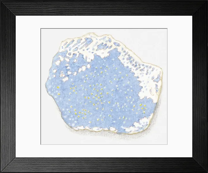 Framed Print : Illustration of Lapis lazuli Framed Print : Illustration of Lapis lazuli