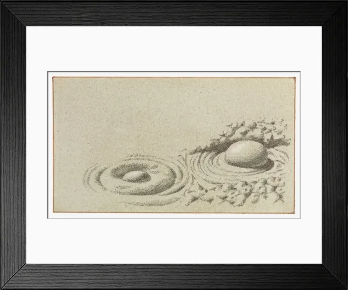 Framed Print : Illustration of bubbling mud Framed Print : Illustration of bubbling mud