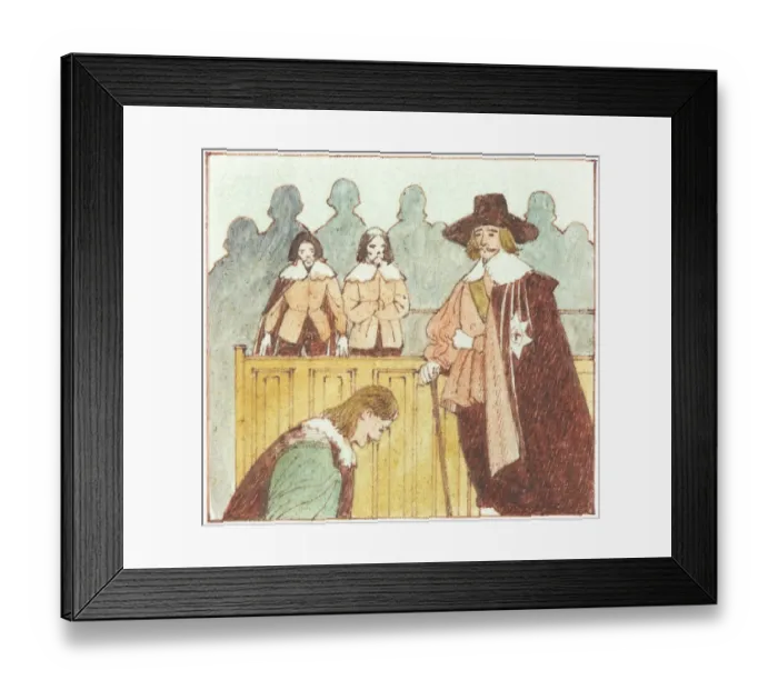 Framed Print : Illustration of King Charles I during botched arrest of law makers in Parliament in 1642 Framed Print : Illustration of King Charles I during botched arrest of law makers in Parliament in 1642
