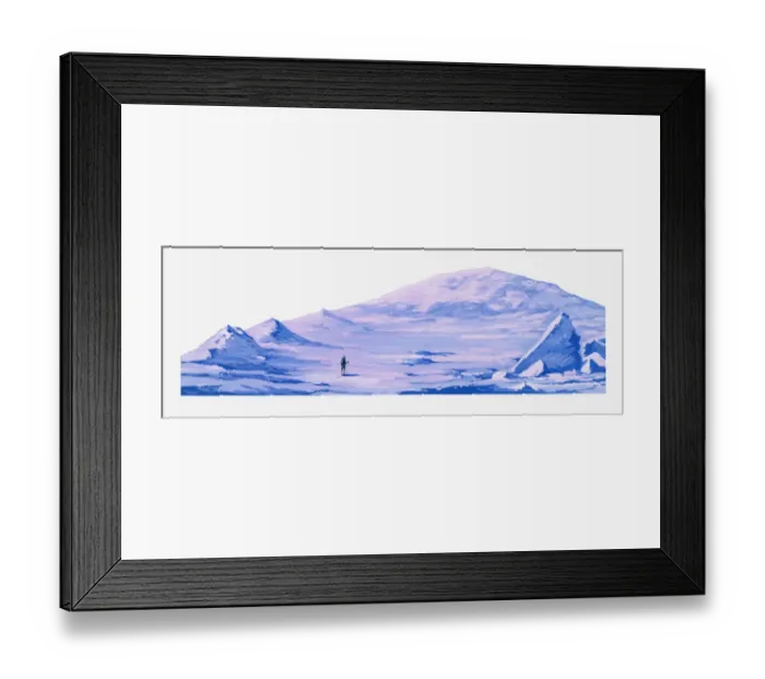 Framed Print : Illustration of Egyptian desert landscape Framed Print : Illustration of Egyptian desert landscape