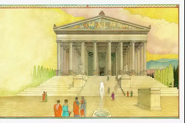 Illustration of the Temple of Artemis