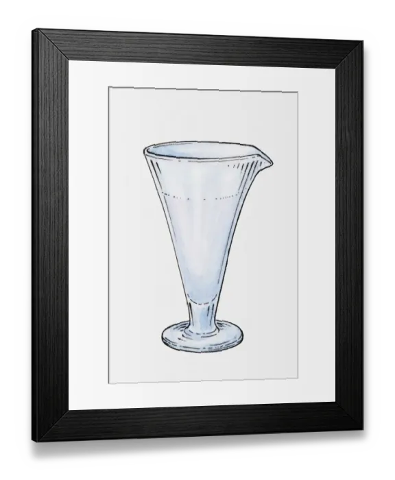 Framed Print : Illustration of a beaker Framed Print : Illustration of a beaker