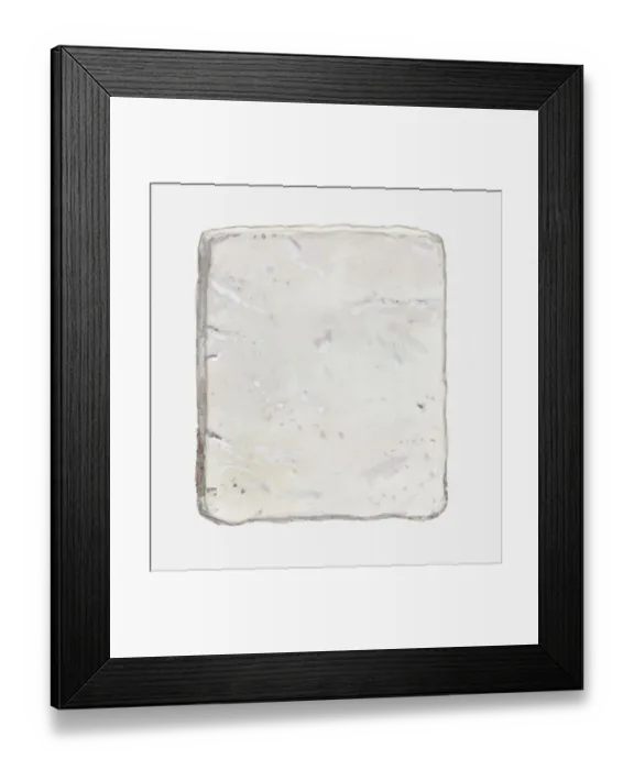 Framed Print : Illustration of block of marble Framed Print : Illustration of block of marble
