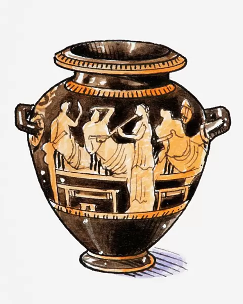 Ancient Greek urn