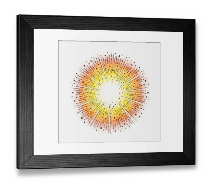 Framed Print : Illustration of the Big Bang Framed Print : Illustration of the Big Bang