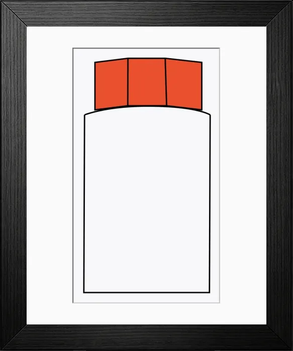 Framed Print : Digital illustration of plastic pill bottle Framed Print : Digital illustration of plastic pill bottle