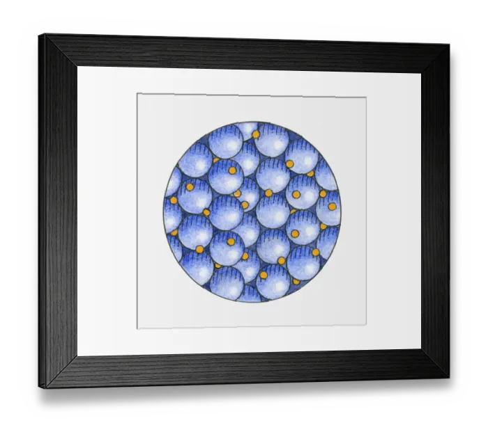 Framed Print : Illustration showing metallic bonding Framed Print : Illustration showing metallic bonding