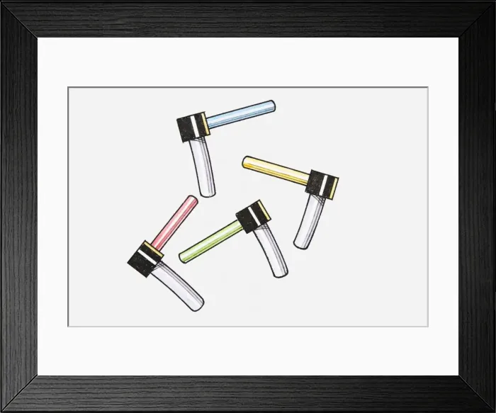 Framed Print : Illustration of DNA replication forks
