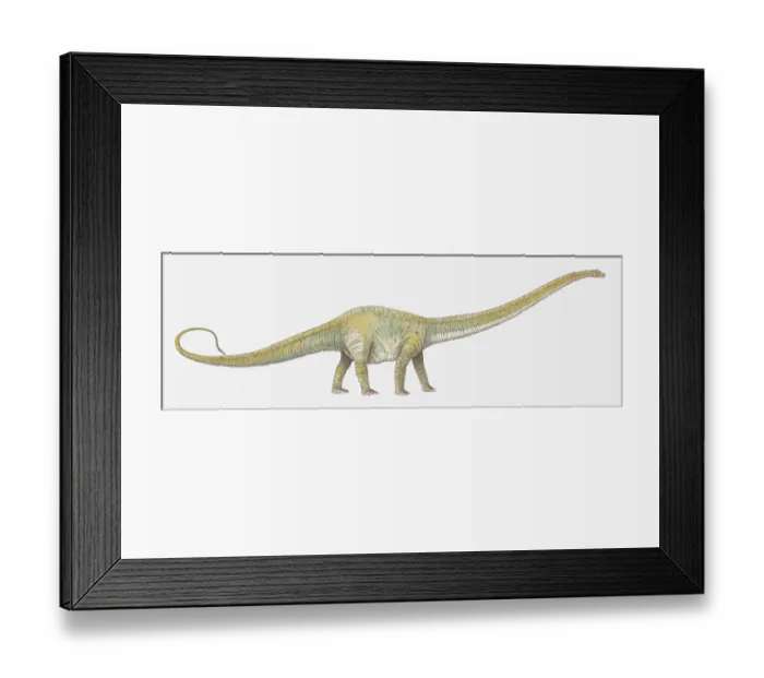 Framed Print : Illustration of Allosaurus