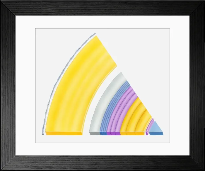 Framed Print : Illustration of the rings of Saturn Framed Print : Illustration of the rings of Saturn