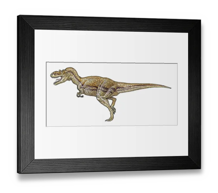 Framed Print : Illustration of Albertosaurus tyrannosaurid theropod dinosaur Framed Print : Illustration of Albertosaurus tyrannosaurid theropod dinosaur