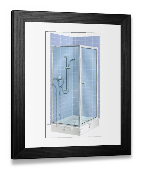Framed Print : Shower Framed Print : Shower