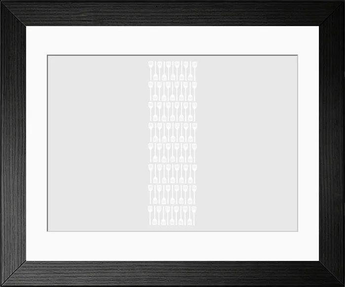 Framed Print : Digital illustration representing rows of spatulas Framed Print : Digital illustration representing rows of spatulas
