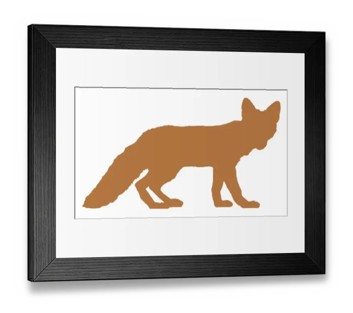 Framed Print : Digital illustration of Red Fox (Vulpes vulpes) Framed Print : Digital illustration of Red Fox (Vulpes vulpes)