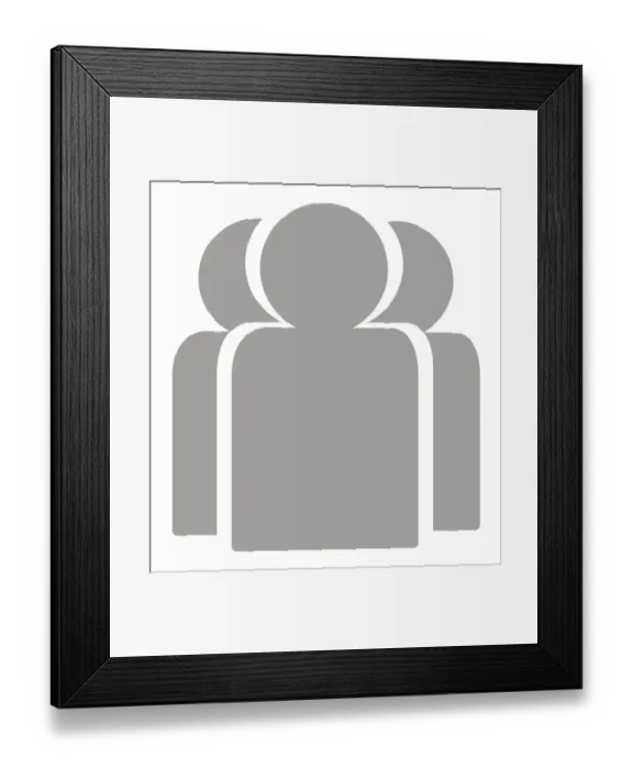 Framed Print : Concept illustration showing group of people Framed Print : Concept illustration showing group of people