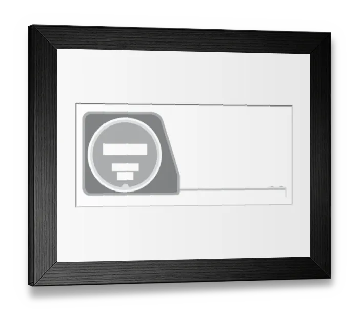 Framed Print : Digital illustration of measuring tape Framed Print : Digital illustration of measuring tape