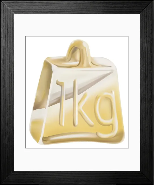 Framed Print : 1 kg weight Framed Print : 1 kg weight