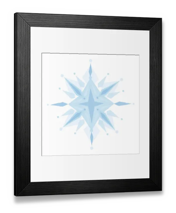 Framed Print : Digital illustration of an icicle Framed Print : Digital illustration of an icicle