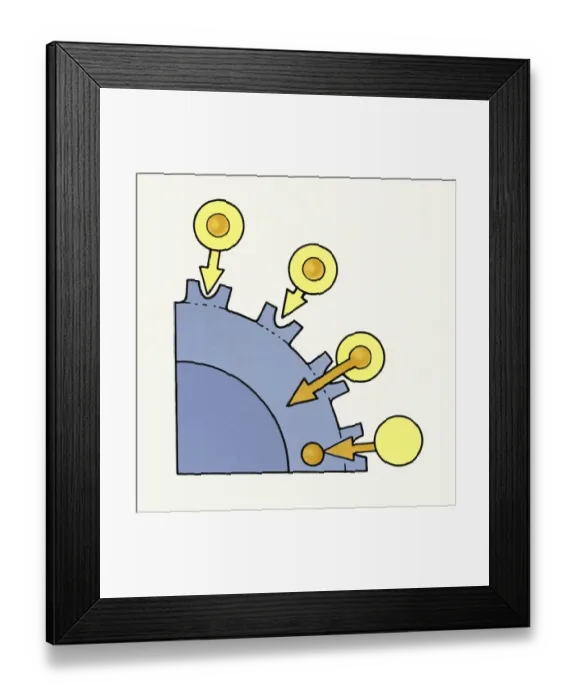Framed Print : Illustration showing cholesterol molecules passing from blood cells into body cell membrane to regulate blood cholesterol level Framed Print : Illustration showing cholesterol molecules passing from blood cells into body cell membrane to regulate blood cholesterol level
