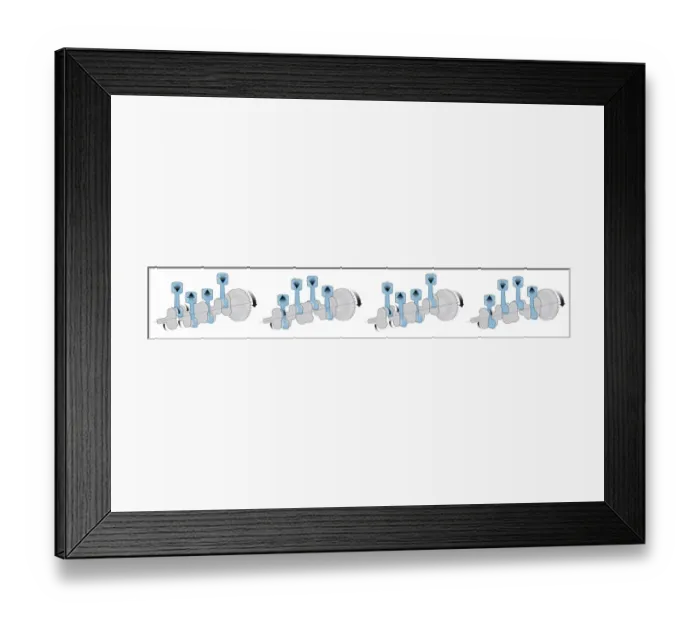 Framed Print : Illustration of car crankshaft showing motion of pistons Framed Print : Illustration of car crankshaft showing motion of pistons