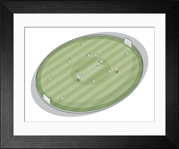 Framed Print : Cricket ground Framed Print : Cricket ground