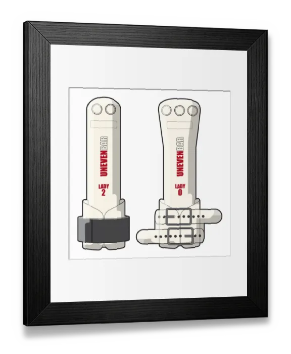 Framed Print : Hand grips for bar events Framed Print : Hand grips for bar events