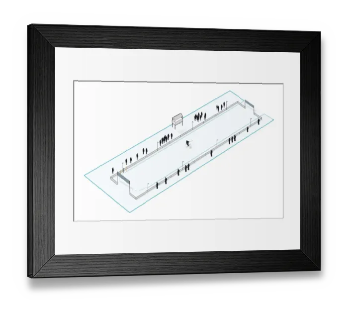Framed Print : Acro ski slope Framed Print : Acro ski slope