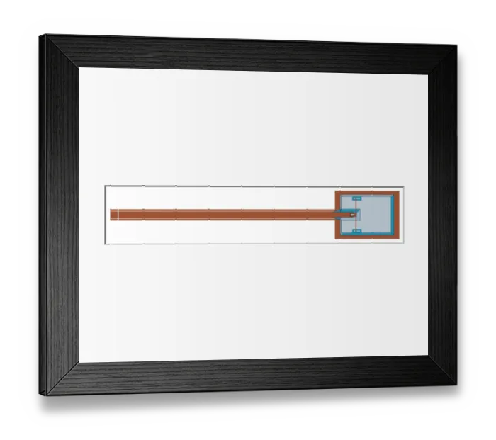 Framed Print : Pole vault equipment set up