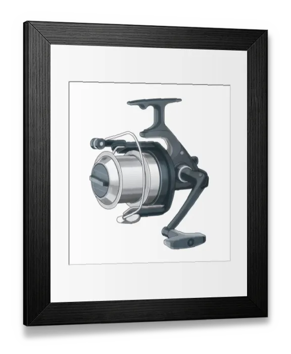 Framed Print : Fishing reel Framed Print : Fishing reel
