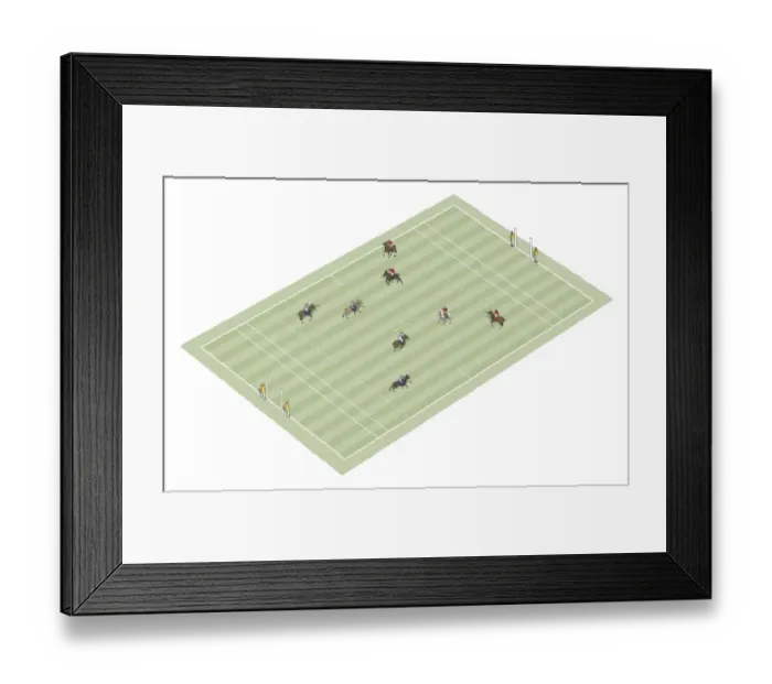 Framed Print : Polo playing field Framed Print : Polo playing field