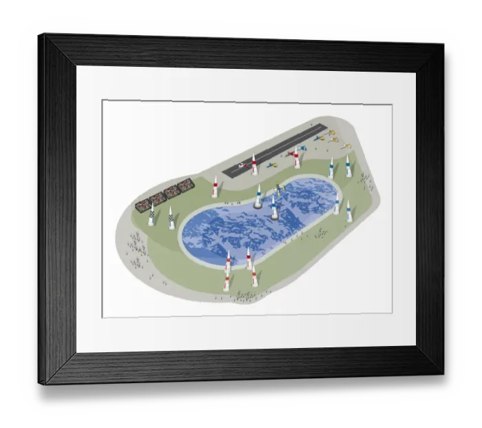 Framed Print : Air race course Framed Print : Air race course