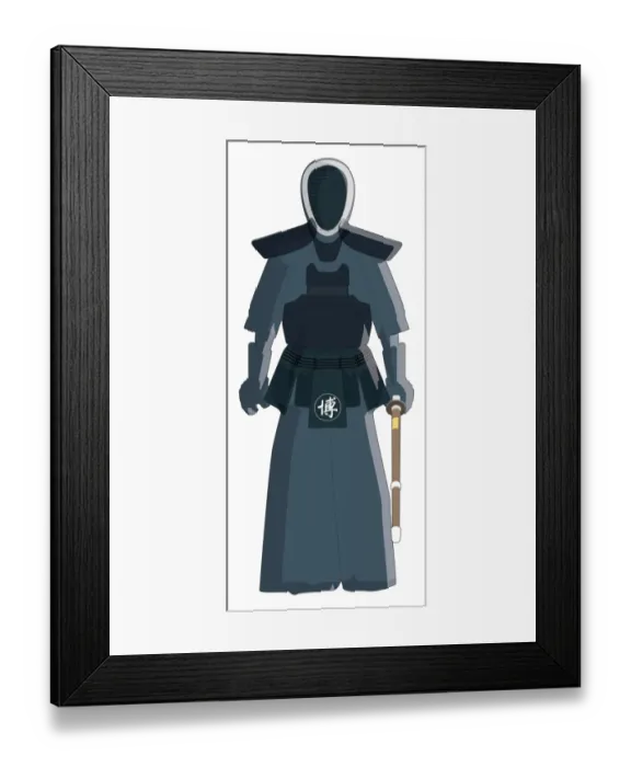 Framed Print : Kendo martial arts costume Framed Print : Kendo martial arts costume