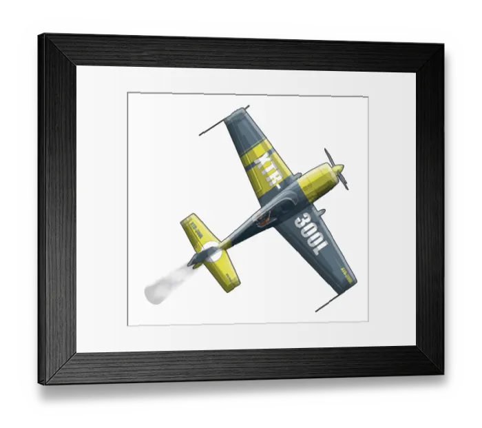 Framed Print : Propeller plane in flight Framed Print : Propeller plane in flight